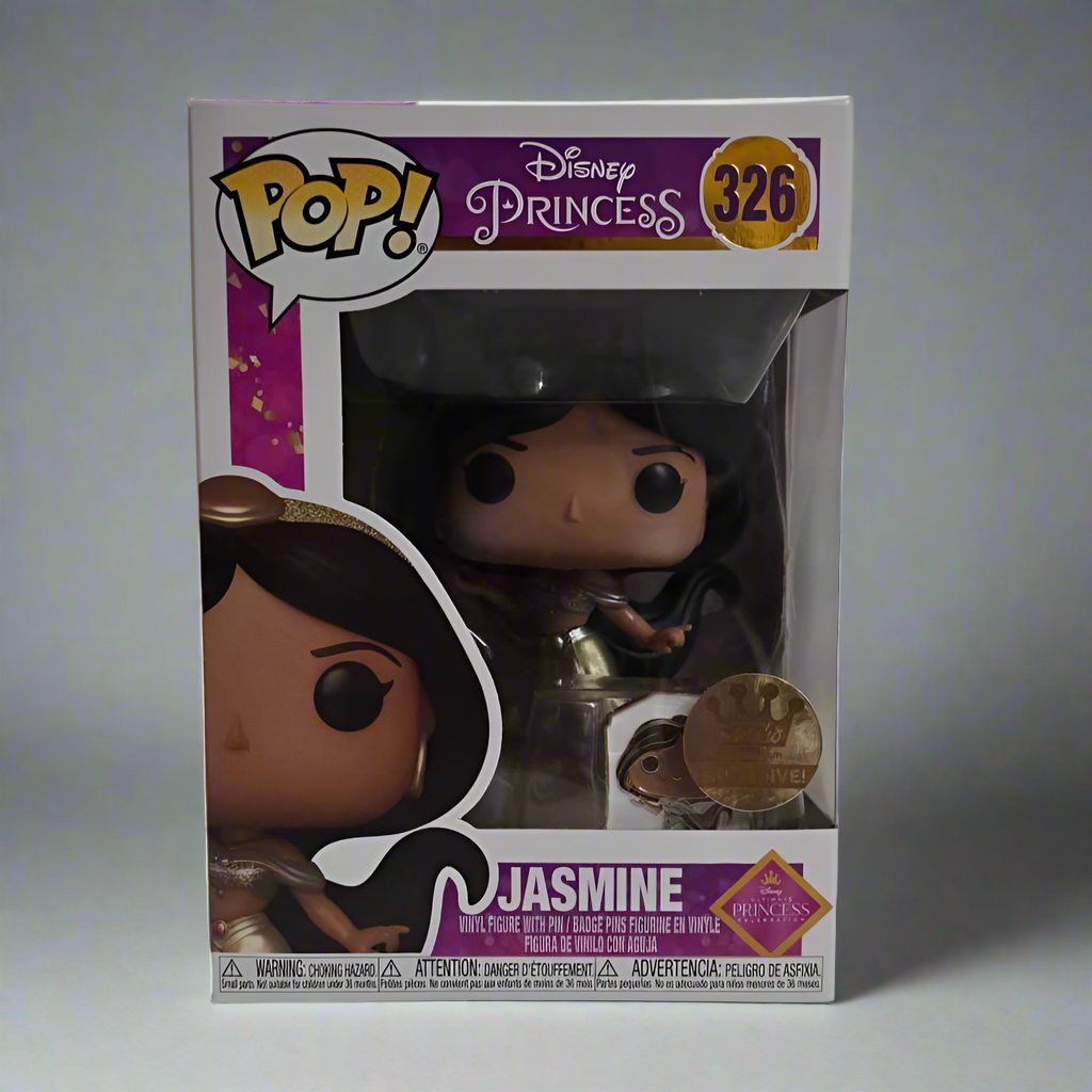 Funko Pop! Jasmine #326 with Pin Badge - Disney Princess