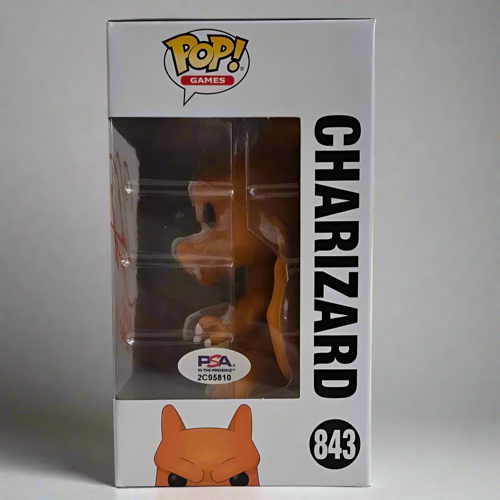 Funko Pop! Charizard #843 - Signed/Auto - PSA COA - Pokemon