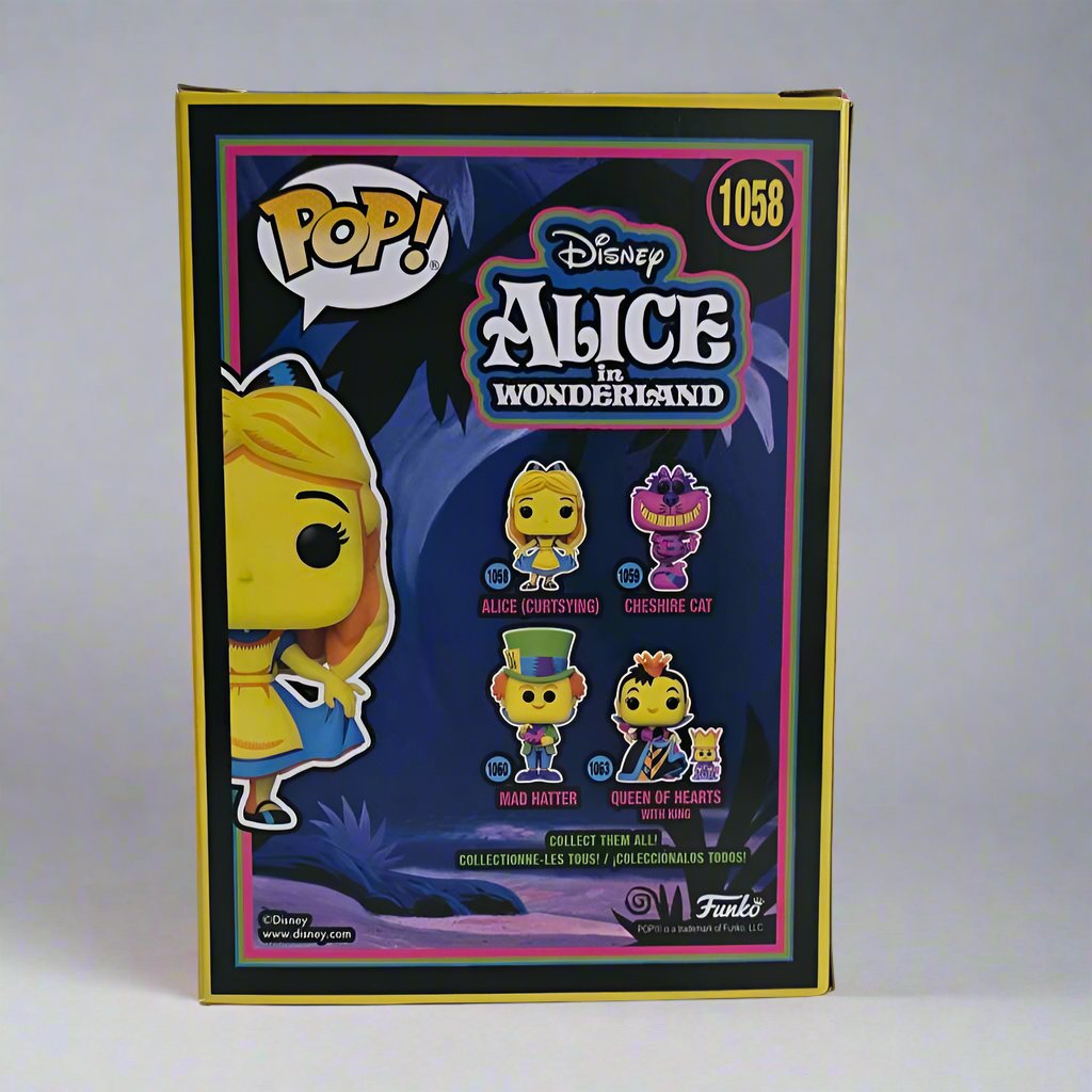 Funko Pop! Alice (curtsying) #1058 Blacklight - Disney - Alice In Wonderland