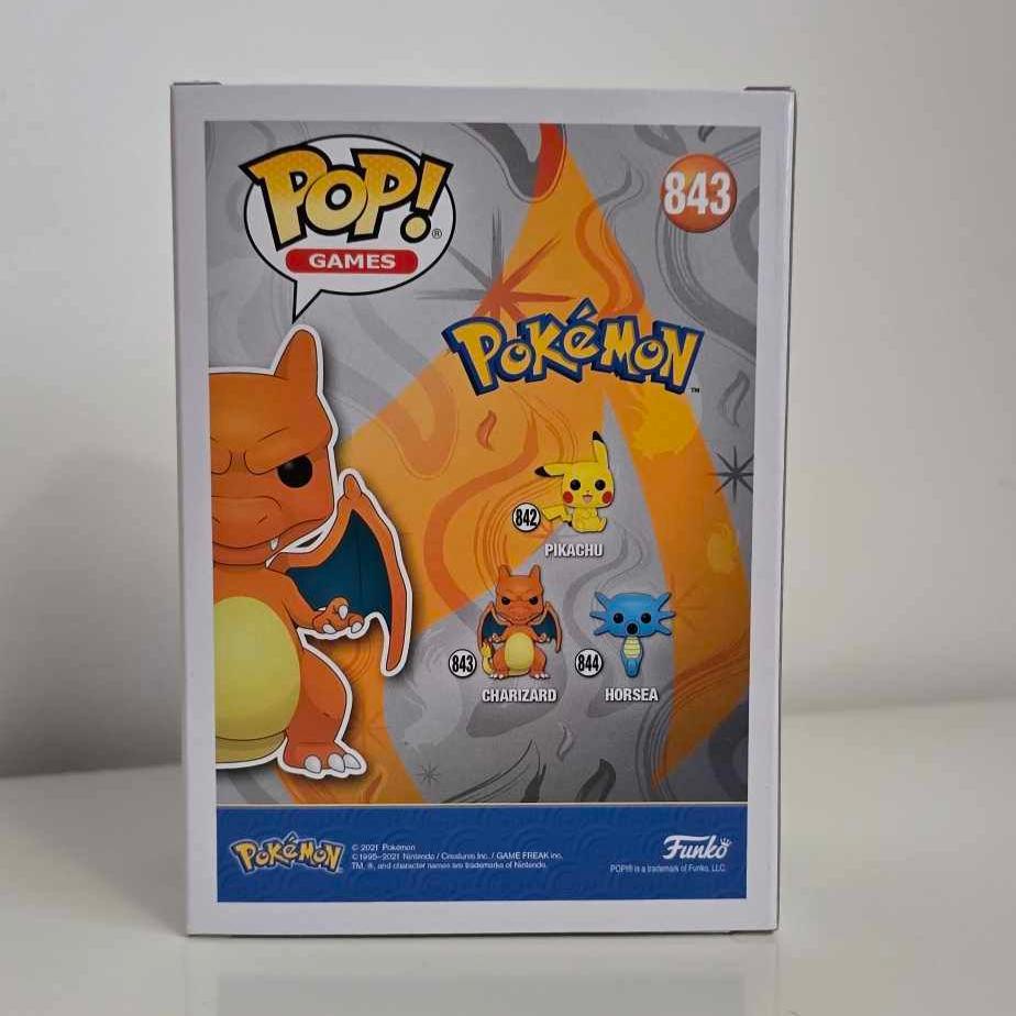 Funko Pop! Charizard #843 - Signed/Auto - PSA COA - Pokemon