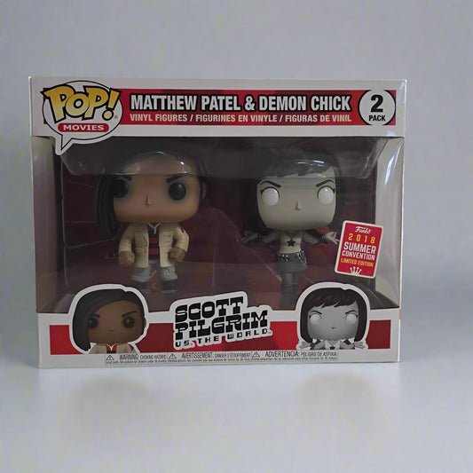 Funko Pop Matthew Patel & Demon Chick 2 Pack - Scott Pilgrim VS The World