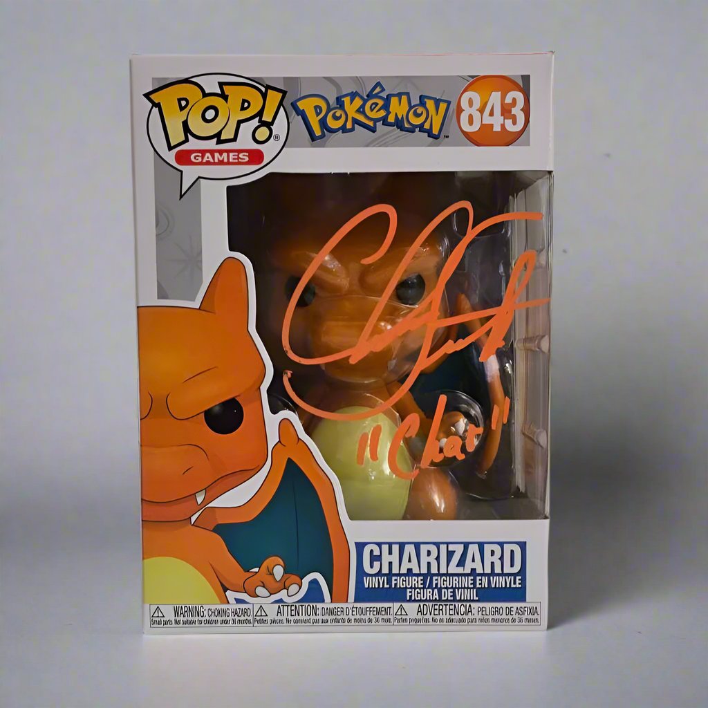 Funko Pop! Charizard #843 - Signed/Auto - PSA COA - Pokemon