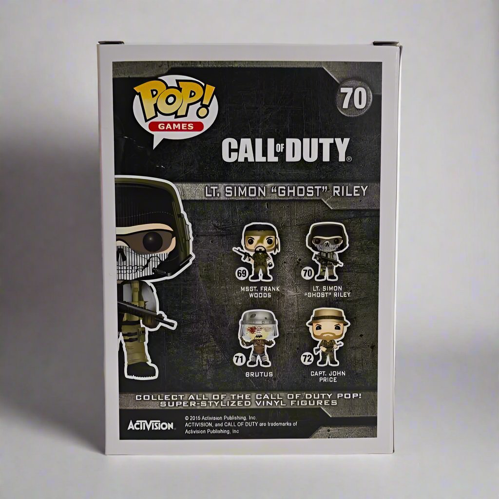 Funko Pop! LT. Simon "Ghost" Riley #70 - Call Of Duty - Games