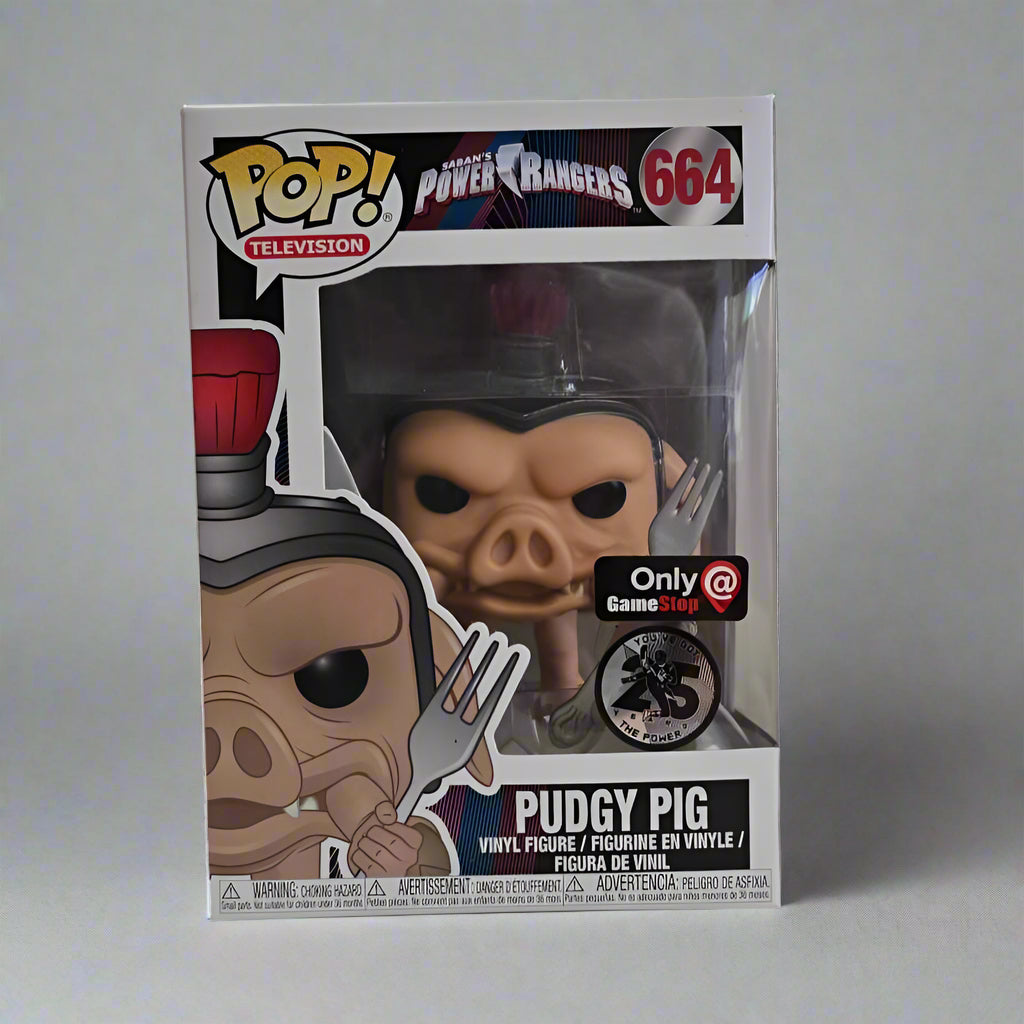 Funko Pop! Power Rangers - Pudgy Pig #664 - Only @ Game Stop