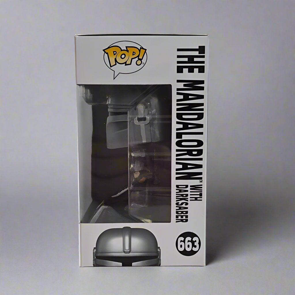 Funko Pop The Mandalorian With Darksaber #663 - Star Wars