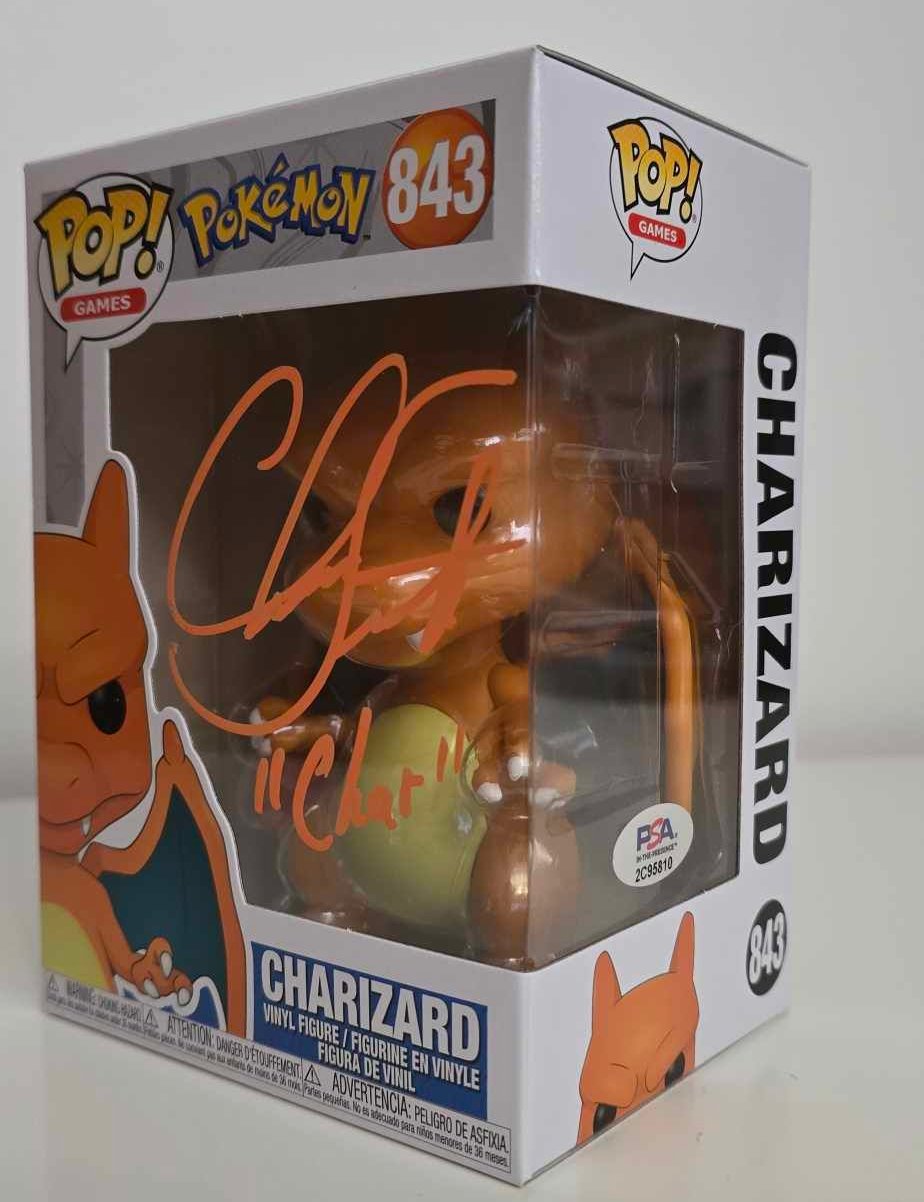 Funko Pop! Charizard #843 - Signed/Auto - PSA COA - Pokemon