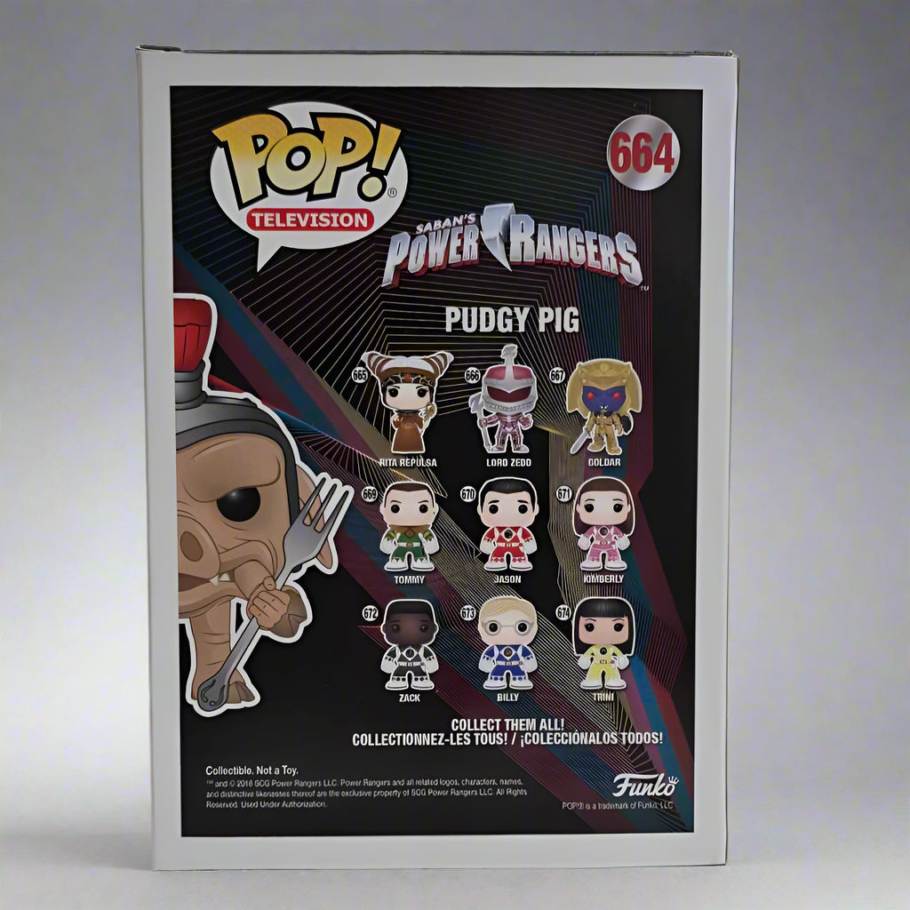 Funko Pop! Power Rangers - Pudgy Pig #664 - Only @ Game Stop
