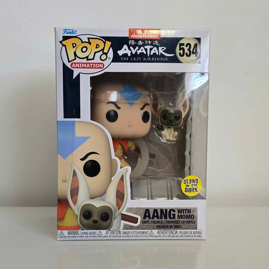 Funko Pop! Avatar The Last Airbender - Aang With Momo #534 - Damaged