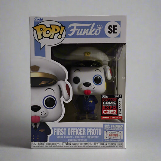 Funko Pop! First Officer Proto #SE - Chicago Expo C2E2 - Funko Airways - NOT THE SHARED STICKER