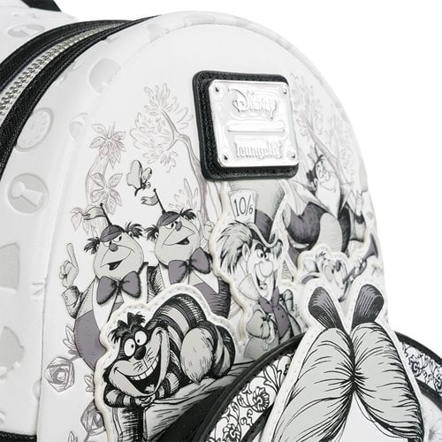 Loungefly – Alice in Wonderland Sketch Mini‑Backpack (Entertainment Earth Exclusive)