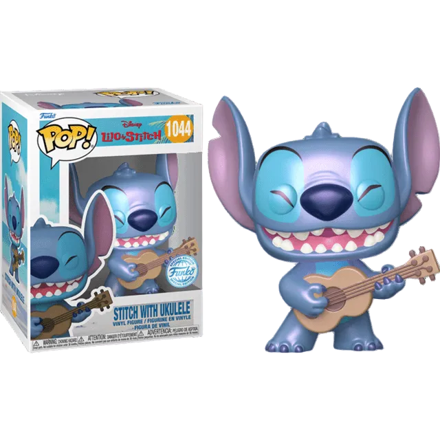 Funko Pop! Disney – Stitch with Ukulele (Pearlescent) #1044