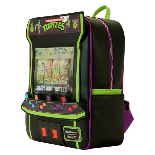 Loungefly Teenage Mutant Ninja Turtles 40th Anniversary Vintage Arcade Mini-Backpack