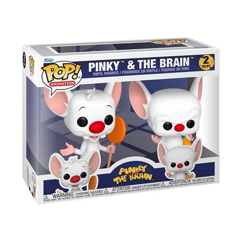 PRE-ORDER ETA 10/25 Funko Pop! Pinky And The Brain - Pinky & The Brain - 2 Pack
