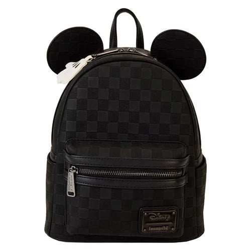 Loungefly - Disney Mickey Ear Checkerboard Mini Backpack