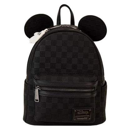 Loungefly - Disney Mickey Ear Checkerboard Mini Backpack