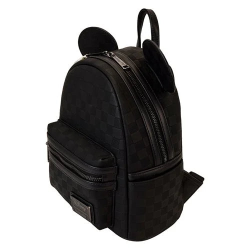 Loungefly - Disney Mickey Ear Checkerboard Mini Backpack
