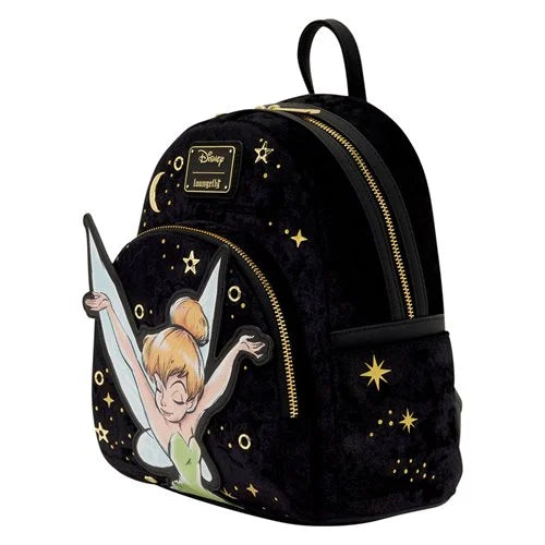 Loungefly - Tinker Bell Pixie Dust Velvet Mini-Backpack