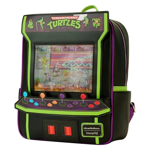 Loungefly Teenage Mutant Ninja Turtles 40th Anniversary Vintage Arcade Mini-Backpack