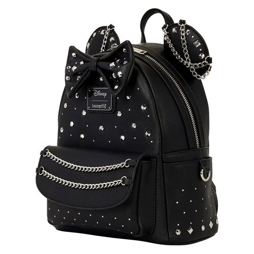 Loungefly - Minnie Mouse Studs and Chains Mini-Backpack