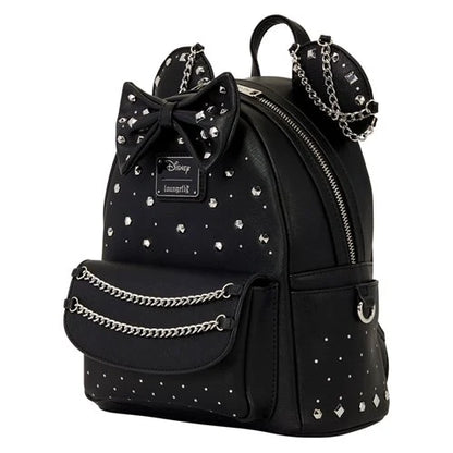 Loungefly - Minnie Mouse Studs and Chains Mini-Backpack