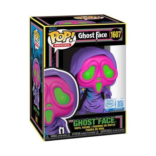 Funko Pop! Ghost Face #1607 - Black Light - Entertainment Earth Exclusive