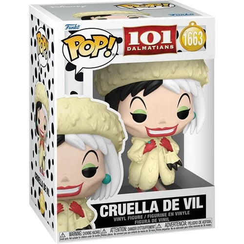 PRE-ORDER – ETA January 2026 (Subject to change) Funko Pop! 101 Dalmations - Cruella De Vil #1663