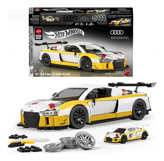 Mattel Brick Shop Hot Wheels - '15 Audi R8 LMS