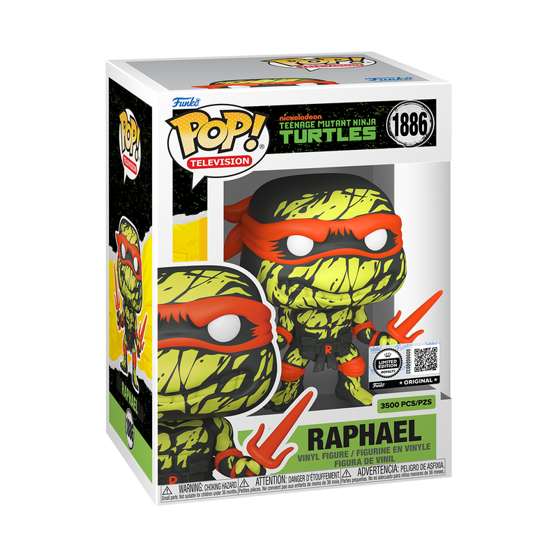Funko Pop! Teenage Mutant Ninja Turtles - Raphael #1886 - 3500 Pieces - SEALED