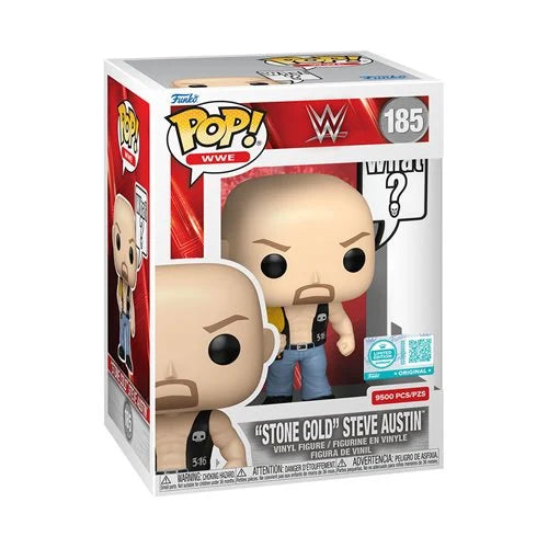 PRE-ORDER ETA 09/25 Funko Pop! WWE - 'Stone Cold' Steve Austin #185 - LE 9500 PCS