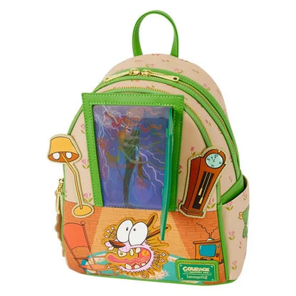 Loungefly - Courage the Cowardly Dog Lenticular Mini Backpack