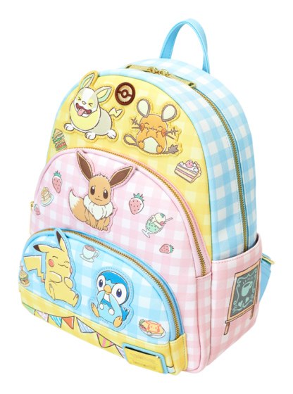 Loungefly - Pokemon Cafe Triple Pocket Backpack