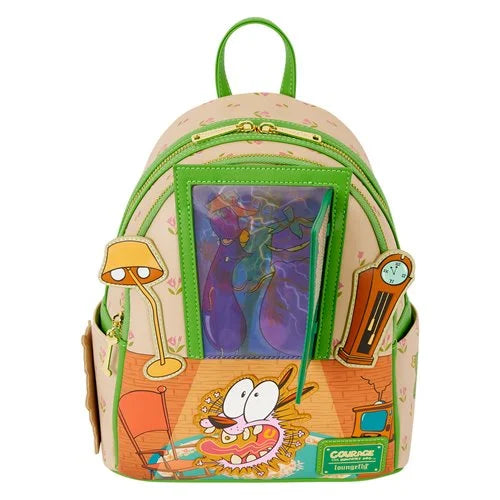Loungefly - Courage the Cowardly Dog Lenticular Mini Backpack