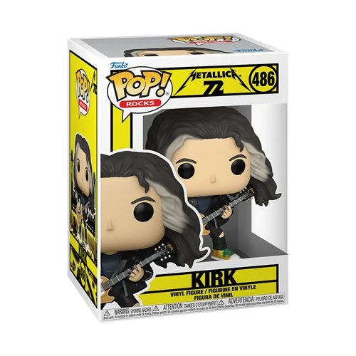 PRE-ORDER ETA JAN 2026 (Subject to change) Funko Pop! Metallica - Kirk (72 Seasons) #486