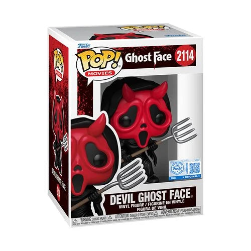 PRE-ORDER ETA AUG/SEPT Funko Pop! Ghost Face - Devil Ghost Face (With Pitchfork) #2114