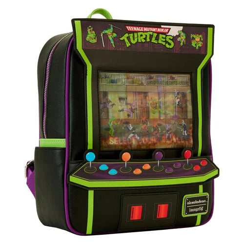 Loungefly Teenage Mutant Ninja Turtles 40th Anniversary Vintage Arcade Mini-Backpack