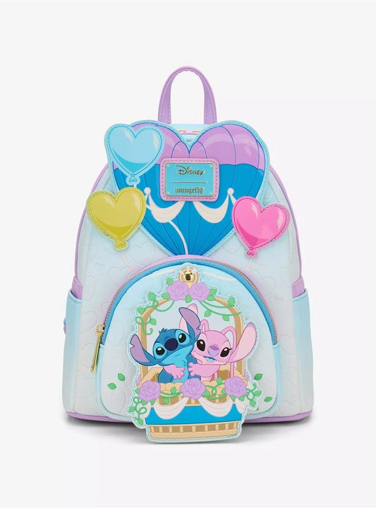 Loungefly Stitch And Angel Balloon Backpack