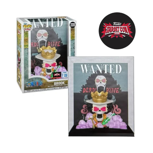 Funko Pop! One Piece - Brook #2220 Targetcon 2026 Exclusive Sticker