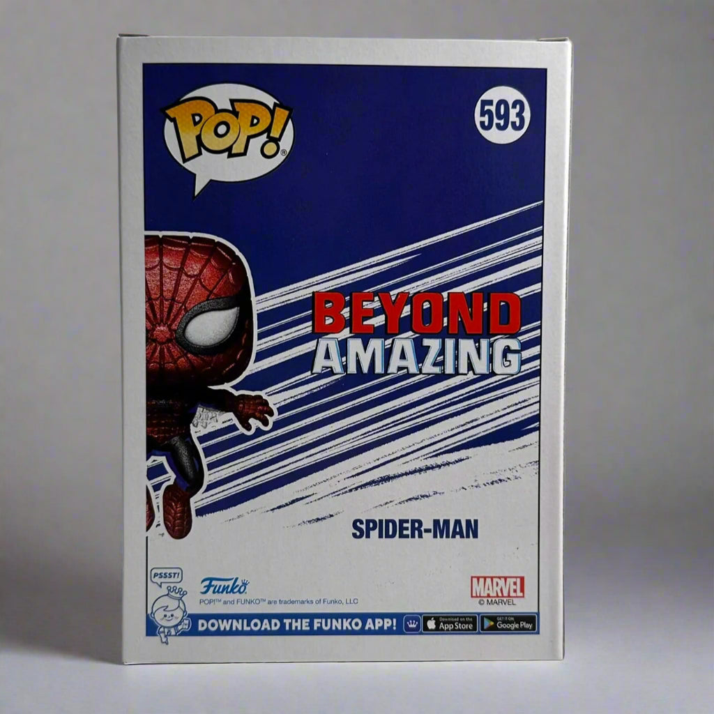 Funko Pop! Marvel – Spider-Man (Diamond Glitter) #593 – Special Edition