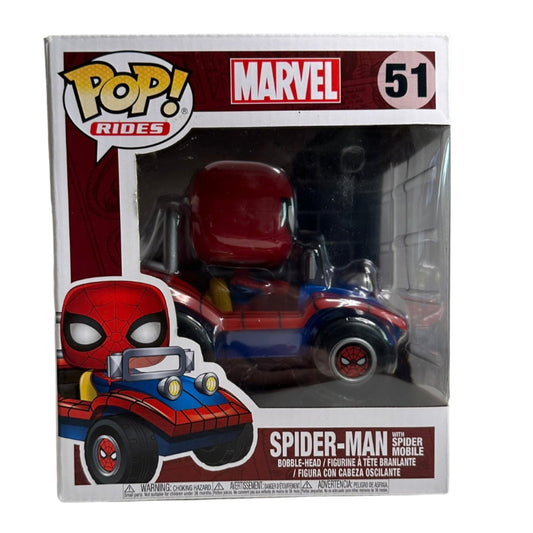 Funko Pop Rides! Spider-Man - Spider-Man With Spider Mobile #51