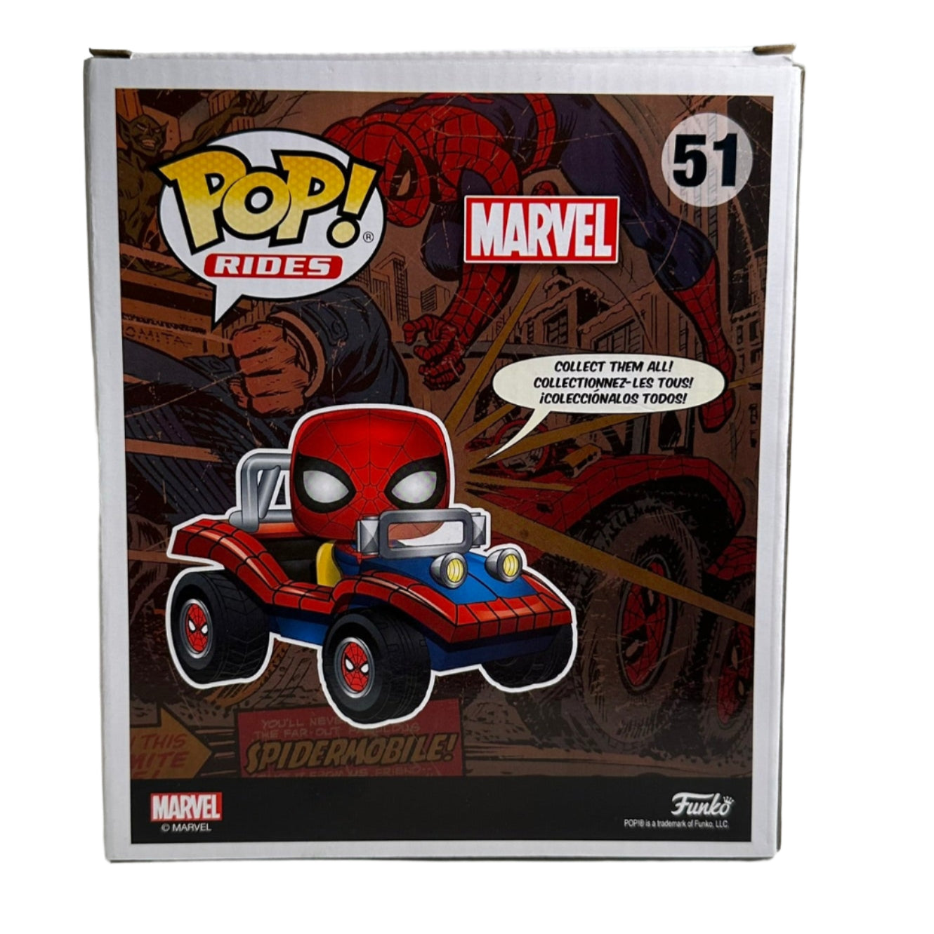 Funko Pop Rides! Spider-Man - Spider-Man With Spider Mobile #51