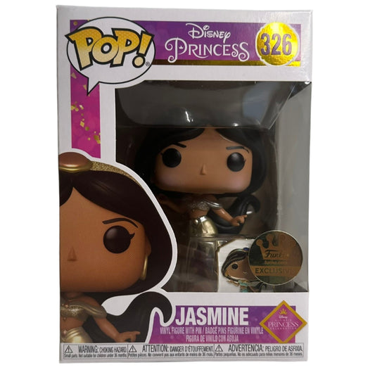 Funko Pop! Disney Princess - Jasmine (With Pin) #3326 Funko Exclusive