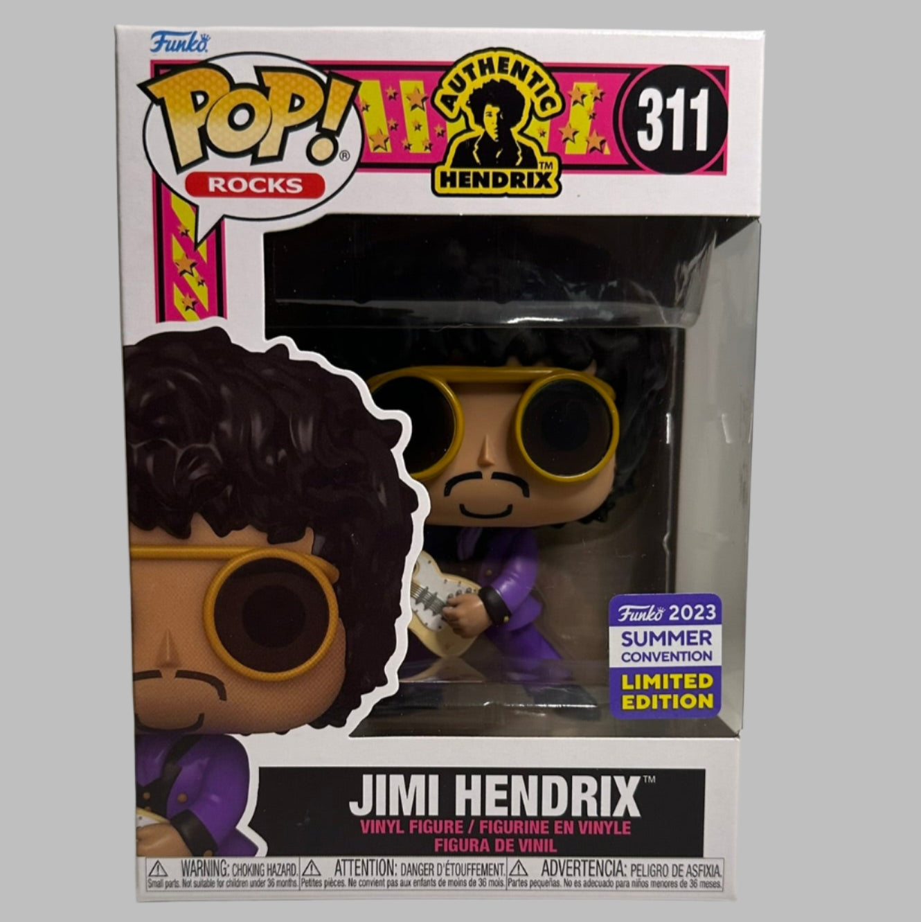 Funko Pop! Jimi Hendrix #311 - 2023 Summer Convention