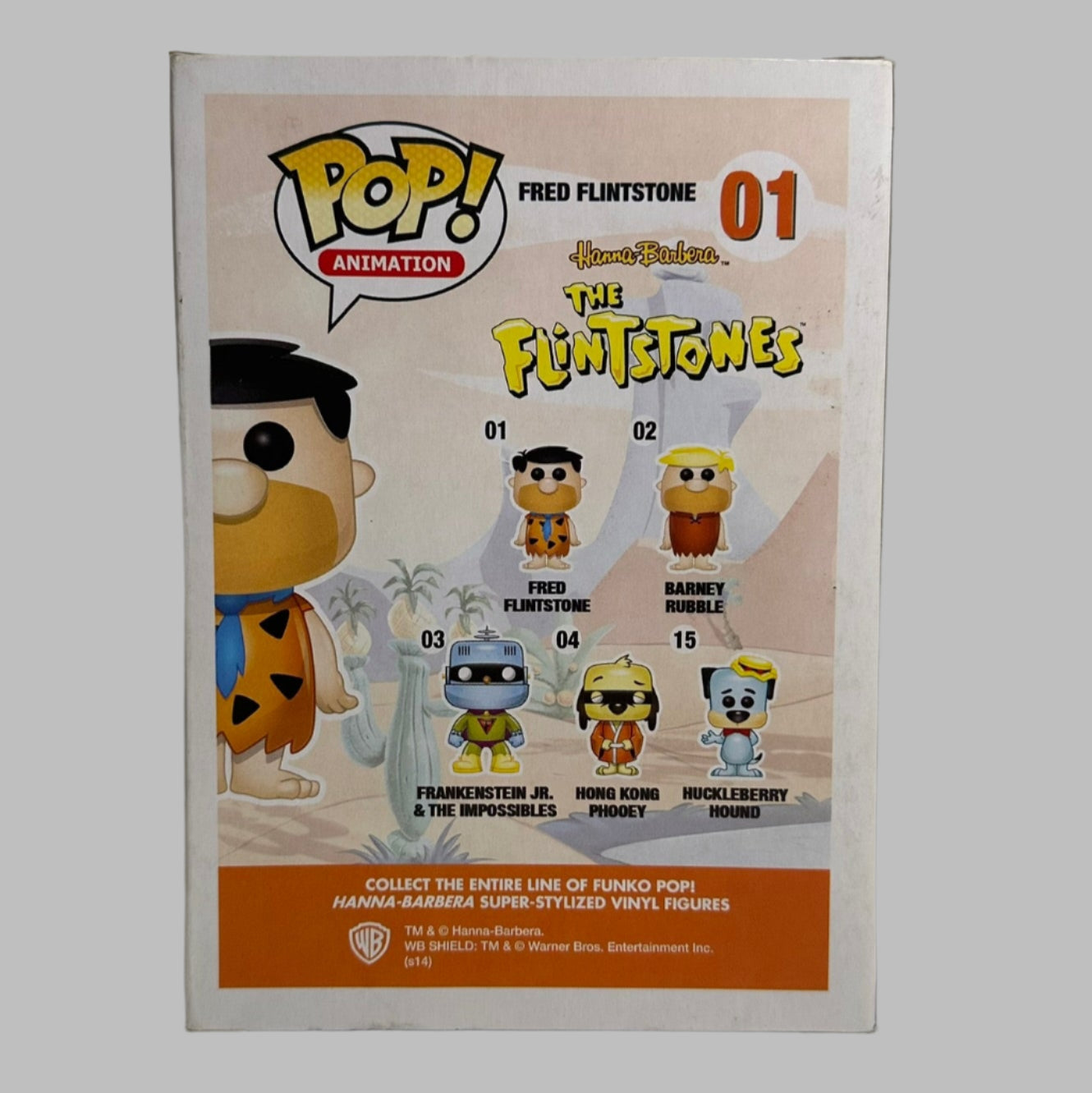 Funko Pop! The Flintstones - Fred Flintstone #01 (Hard Protector Included)