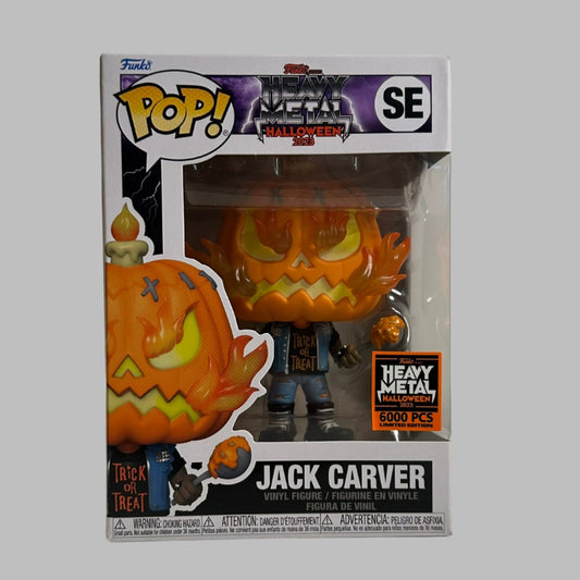 Funko Pop Heavy Metal Halloween 2023 - Jack Carver - LE 6000 PCS