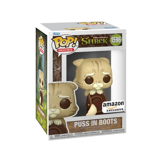 Funko Pop! Shrek - Puss In Boots (Sepia) #1596 - Amazon Exclusive