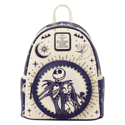 Loungefly - The Nightmare Before Christmas Jack Skellington and Sally Night Sky Mini-Backpack