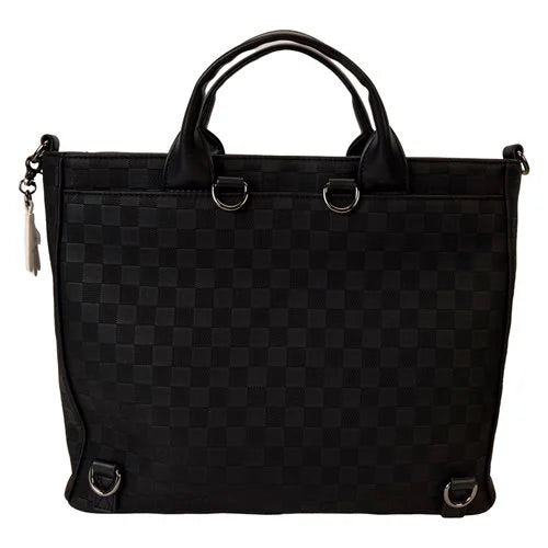 Loungefly - Disney Mickey Ear Checkerboard Convertible Tote Bag