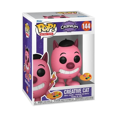 Funko Pop! Creative Cat #144 - Cranium - Retro Toys - NEW