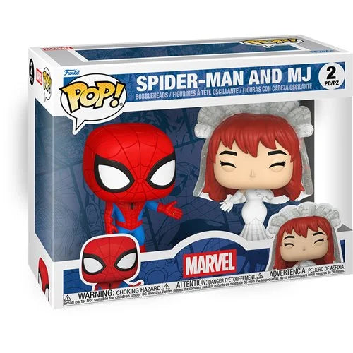 PRE‑ORDER — ETA December / January (subject to change) Funko Pop! Marvel – Spider‑Man & Mary Jane 2‑Pack