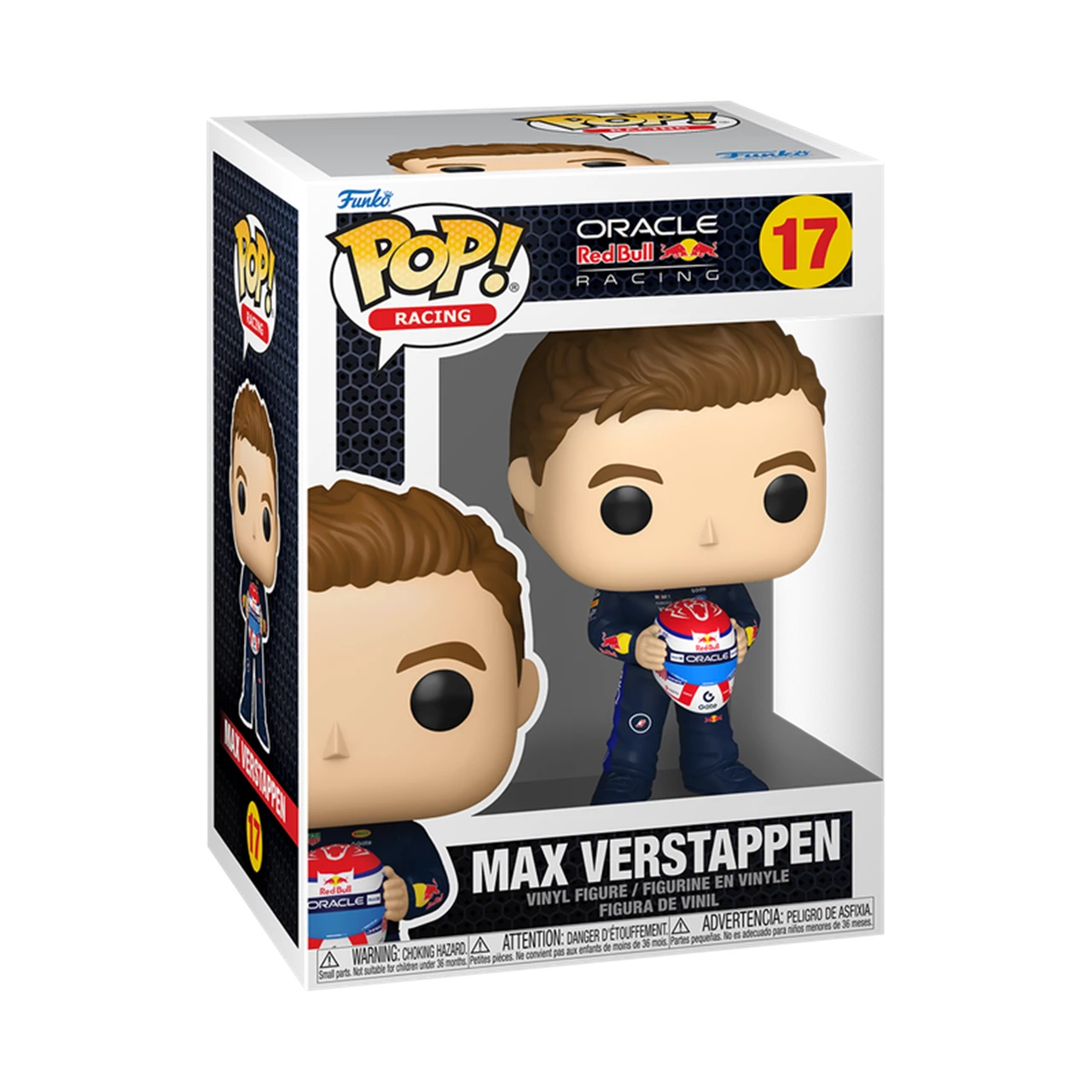 PRE-ORDER ETA SEPT Funko Pop! Formula 1 Redbull Racing - Max Verstappen (Holding Helmet) #17